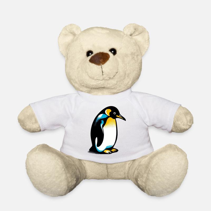 Pinguin - Teddy - Weiß
