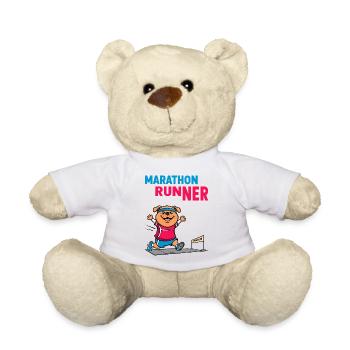 Chien marathonien - Nounours - blanc - Devant