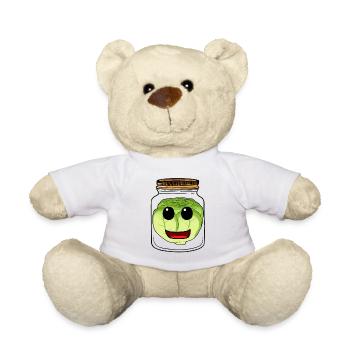 Kohl Kohlkopf Einweckglas Koch Köche Küche - Teddy - Weiß - Vorne