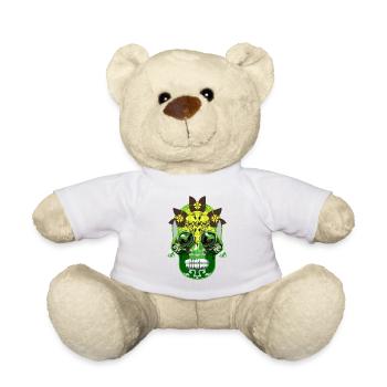 Crâne 6 - Nounours - blanc - Devant