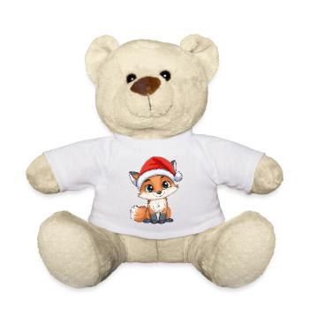 Renard Noël mignon Noël mignon Noël - Nounours - blanc - Devant