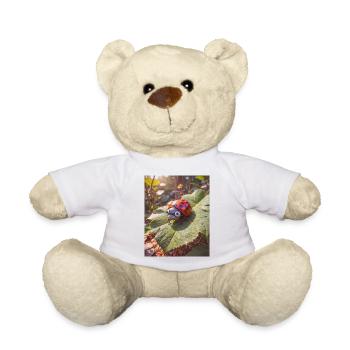 Animaux super mignons dans une forêt – Ladybug - Nounours - blanc - Devant