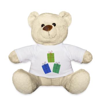 Colorful Gifts for you - Teddy Bear - white - Front