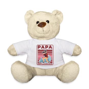 Papa: Der ursprüngliche Influencer - Teddy - Weiß - Vorne