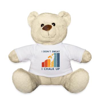I Dont Sweat I Chalk Up I Boulderer - Teddy - Weiß - Vorne