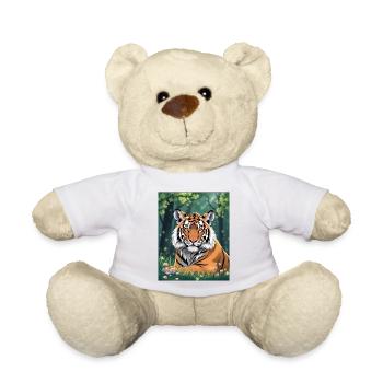 Tigre Majestueux - Nounours - blanc - Devant