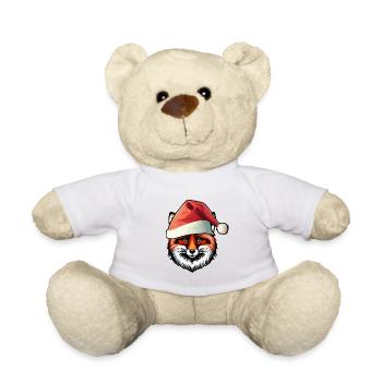 Santa Claus Santa Claus Foxes Fairy Tale - Teddy Bear - white - Front