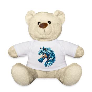 Horse - Teddy Bear - white - Front