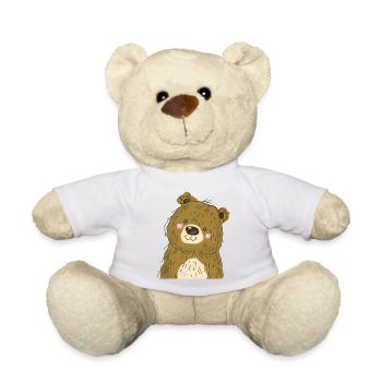 Bear cub - Teddy Bear - white - Front