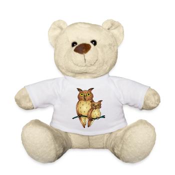 Oiseaux - Nounours - blanc - Devant