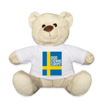 Eurovision Suède - Nounours - blanc - Devant