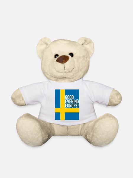 Eurovision Sweden - Teddy Bear - white