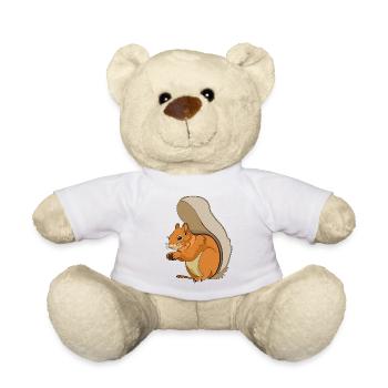 Squirrel - Teddy Bear - white - Front