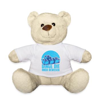 Dinge, die mich bewegen Gaming retro für Zocker - Teddy - Weiß - Vorne