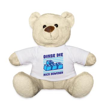 Dinge, die mich bewegen Gaming retro für Zocker - Teddy - Weiß - Vorne