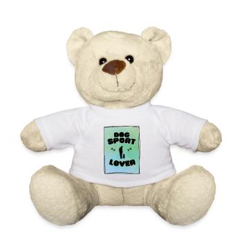 Dogsport Lover turquoise - Nounours - blanc - Devant