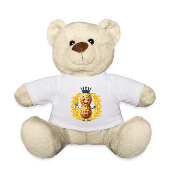 Erdnuss Sieger Gewinner Sieg Lorbeerkranz - Teddy - Weiß - Vorne