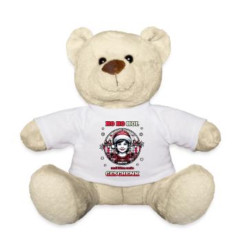 Giving gifts to children - Teddy Bear - white - Front