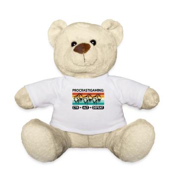 Gamer Procrastigaming CTR Alt Defeat Gaming - Teddy - Weiß - Vorne