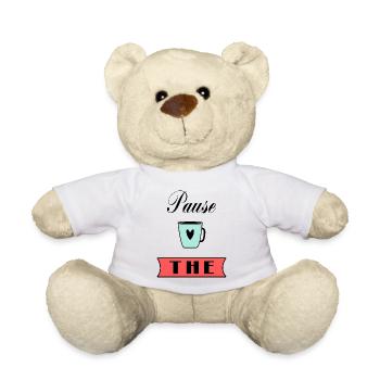 anniversary. Anniversary Decade. humor. funny - Teddy Bear - white - Front