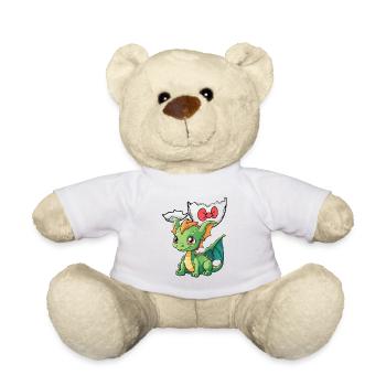 Dragon Bébé Oeuf Coquille Naissance Éclosion Oeuf Enfants - Nounours - blanc - Devant