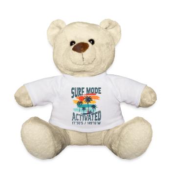 Surf mode activated - Teddy Bear - white - Front