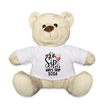 Oh Sip C’est un voyage entre filles 2026 - Nounours - blanc - Devant