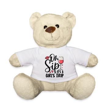 Oh Sip C’est un voyage entre filles - Nounours - blanc - Devant
