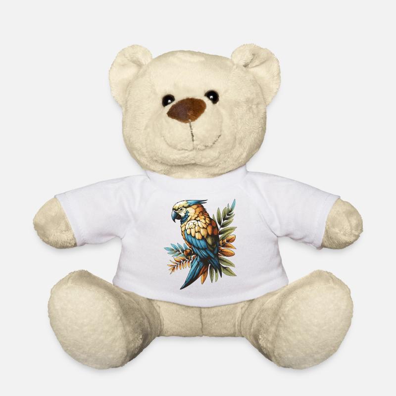 Papagai - Teddy - Weiß