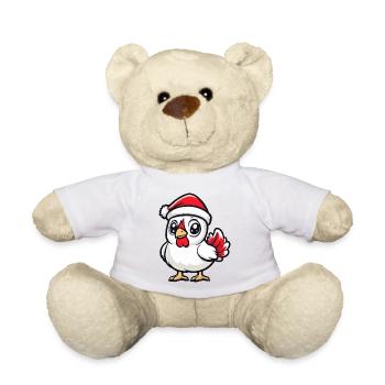 Coq Noël - Nounours - blanc - Devant