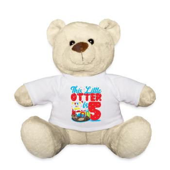 Anniversaire de la loutre Cette petite loutre - Nounours - blanc - Devant