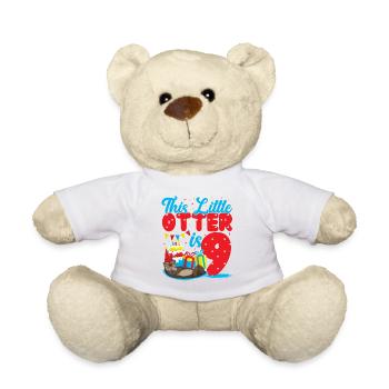 Anniversaire de la loutre Cette petite loutre - Nounours - blanc - Devant