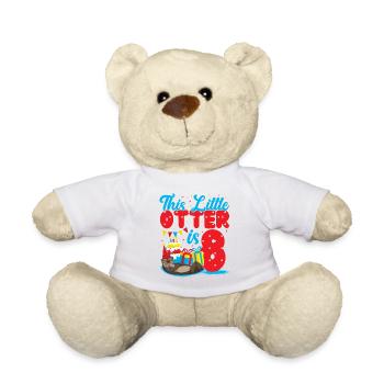 Anniversaire de la loutre Cette petite loutre - Nounours - blanc - Devant
