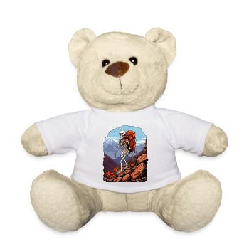 Skelette Wandern / Bergsteiger Skelett - Teddy - Weiß - Vorne