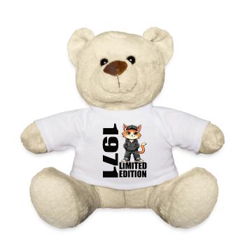 Edition Limitée 1971 Anniversaire Né 1971 - Nounours - blanc - Devant