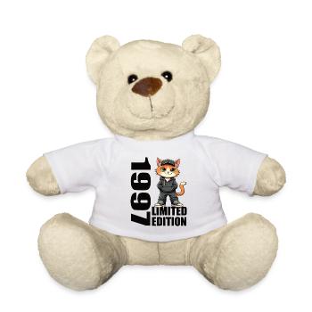 Limited Edition 1997 Birthday Born 1997 - Teddy Bear - white - Front