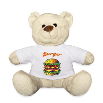Burgers au fromage - Nounours - blanc - Devant