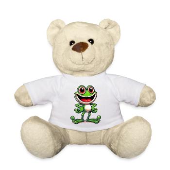 Frog - Teddy Bear - white - Front