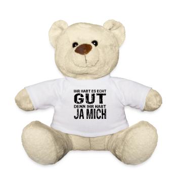 Un design amusant - vous l’avez vraiment bien - Nounours - blanc - Devant