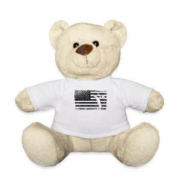 Saxophone American Flag - Teddy - Weiß - Vorne