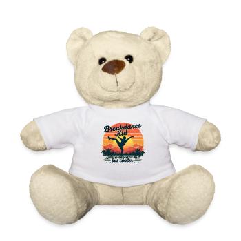 Breakdance Retro Design – Tenue cool pour les danseuses - Nounours - blanc - Devant