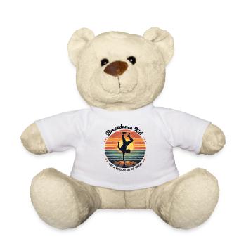 Breakdance Retro Design – Tenue cool pour les danseuses - Nounours - blanc - Devant