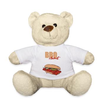 BBQ // Illustration - Teddy - Weiß - Vorne