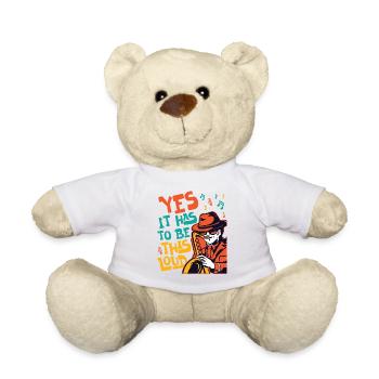 Saxophones Yes It Has To Be This - Teddy Bear - white - Front