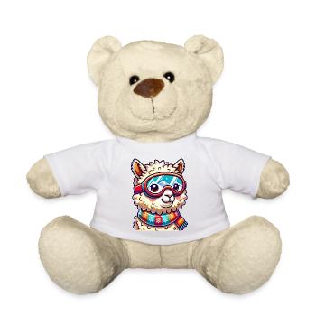 Lama Comic Skibrille - Teddy - Weiß - Vorne