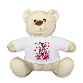 White Cat - Teddy Bear - white - Front