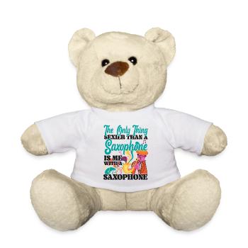 Les saxophones : la seule chose plus sexy - Nounours - blanc - Devant