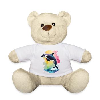 The Fascination of Orca: The Majestic Hunters - Teddy Bear - white - Front