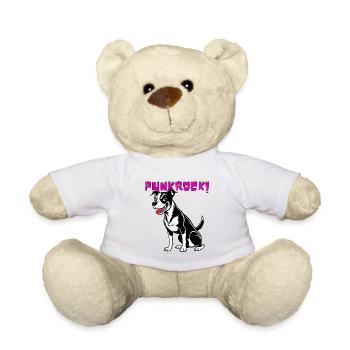 Punkrock Hund - Teddy - Weiß - Vorne