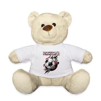 Football - rock on ! - Nounours - blanc - Devant